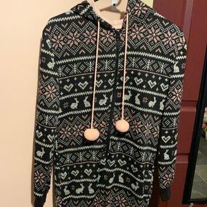 Pink/black onesie from Joe Boxer, small